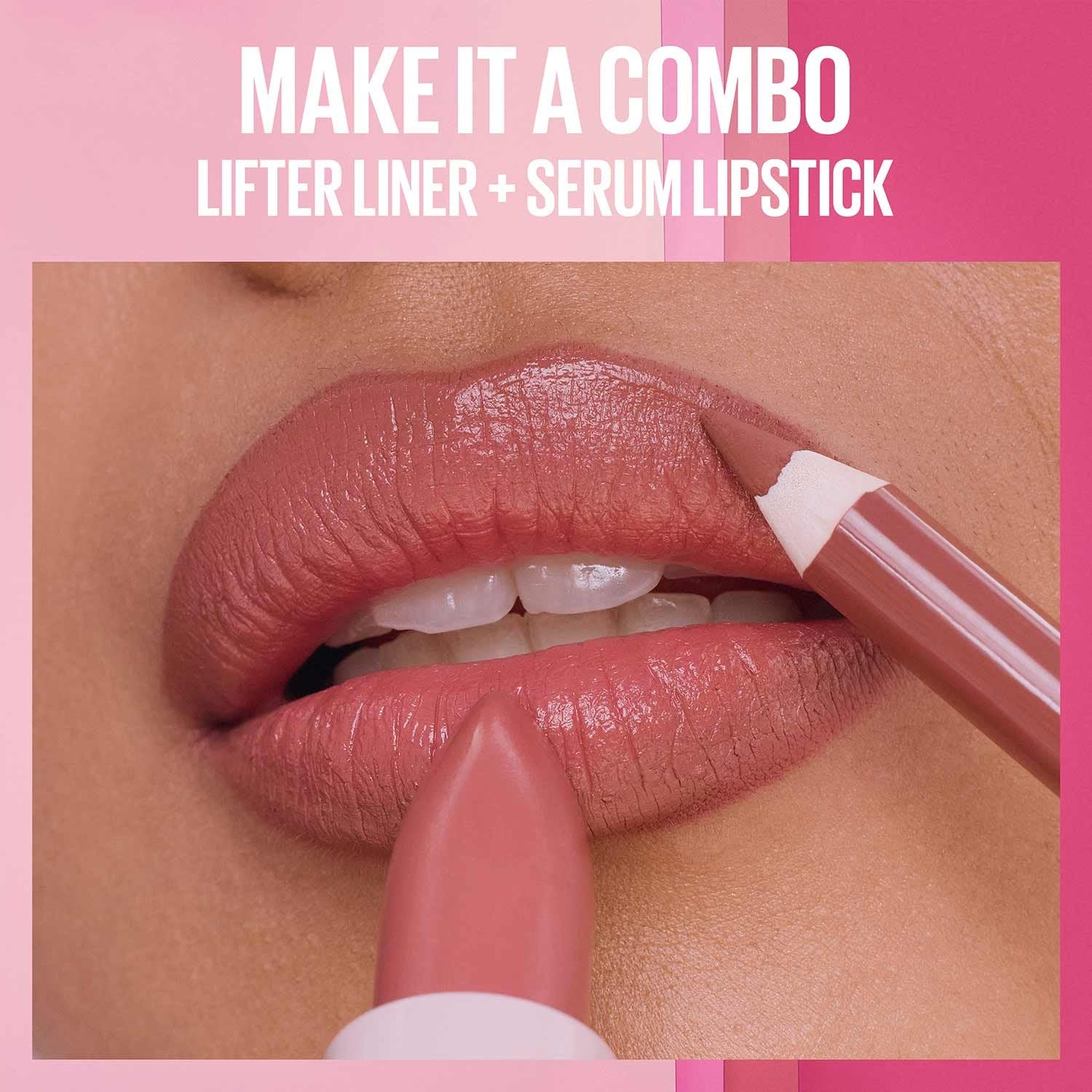 Maybelline Rouge à Lèvres Sérum Hydratant Confortable 8H Hydratation Repulpante - 4.5g