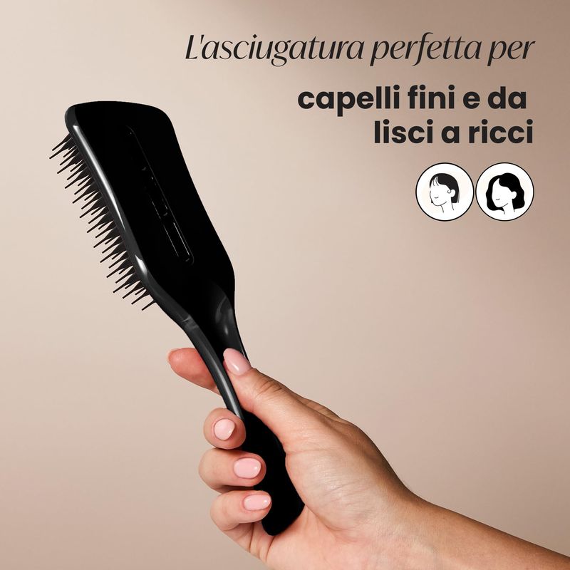 Tangle Teezer Easy Dry & Go Brosse à Cheveux Ventilée - Noir/Noir