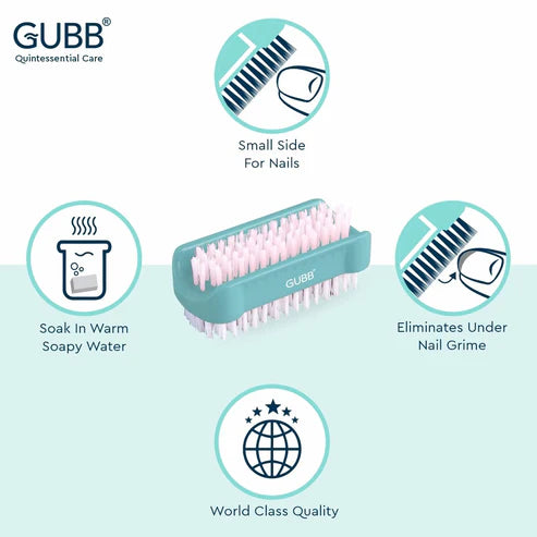 Brosse nettoyante 2 en 1 GUBB pour ongles et pieds