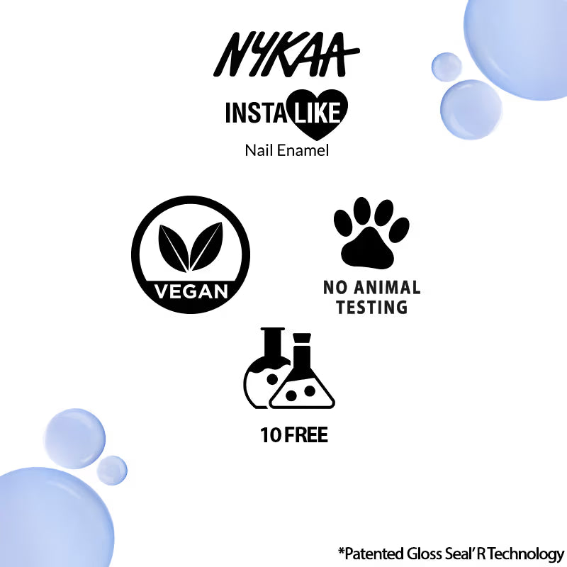 Nykaa InstaLike Vernis à Ongles Longue Tenue – Blue Boomerang 359