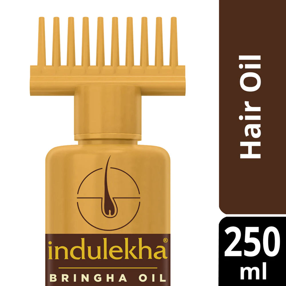 Huile capillaire ayurvédique Indulekha Bringha pour le contrôle de la chute des cheveux - 250 ml