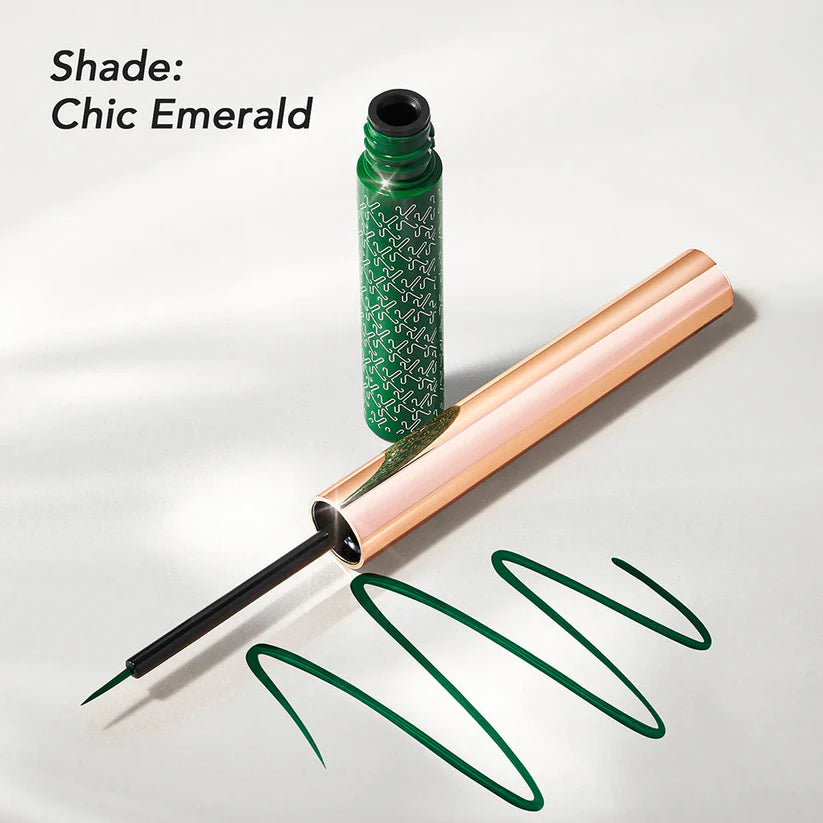 Kay Beauty Quick Dry Liquid Eyeliner - Chic Emerald - 3ml