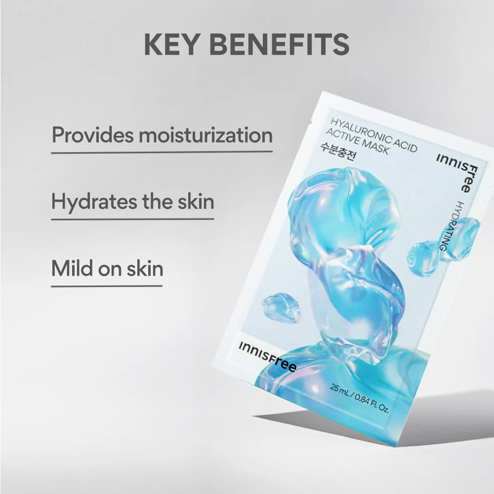 Innisfree Hyaluronic Active Mask - Deep Hydration for Dry Skin - 20ml