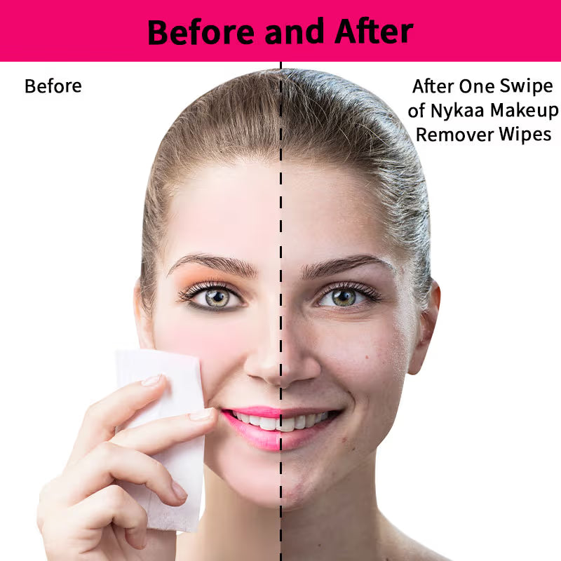 Nykaa Makeup Remover Wipes – Ultra-Soft & Gentle (30pcs)