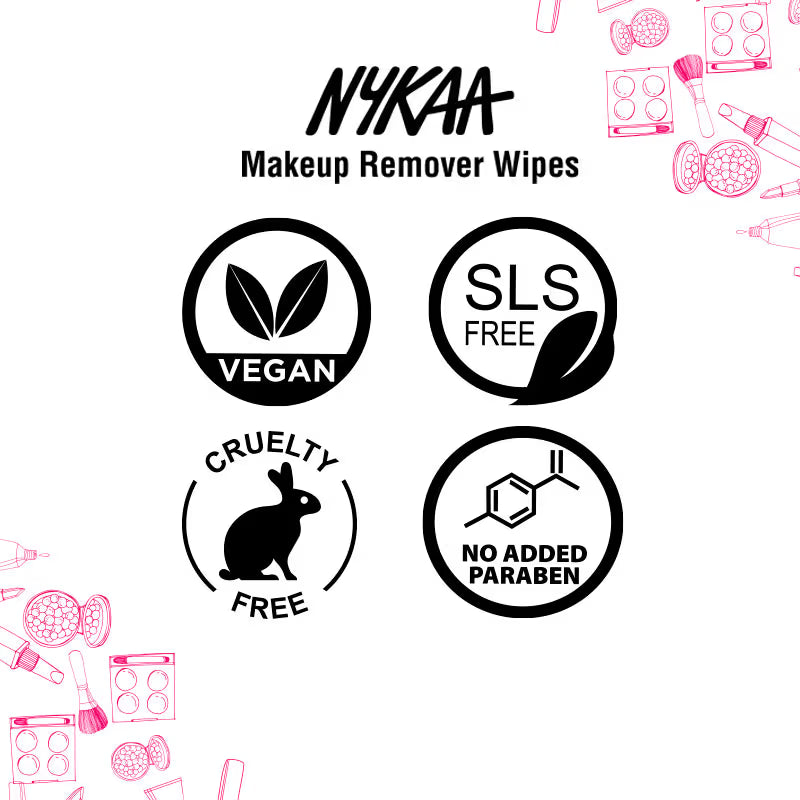 Nykaa Makeup Remover Wipes – Ultra-Soft & Gentle (30pcs)