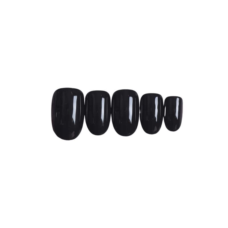 SOEZI Ongles autocollants réutilisables noirs pour femme - 156 g