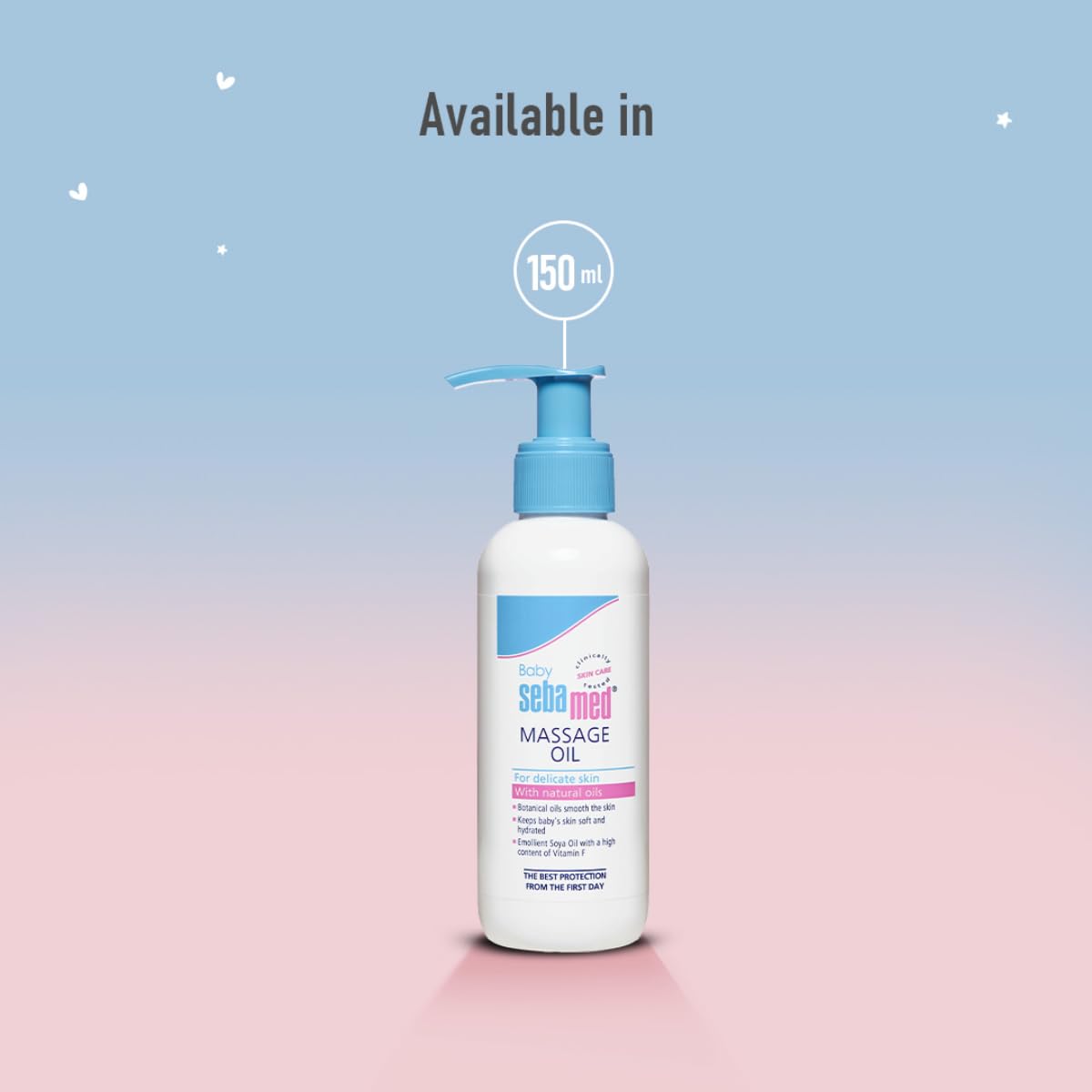 Sebamed Huile de Massage Bébé à l'Huile de Soja Non Grasse - 150ml