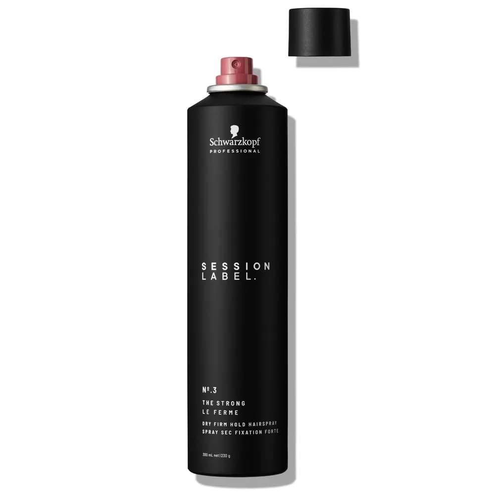 Schwarzkopf Professional Session Label La Laque Fixation Forte Tenue Ferme - 300 ml