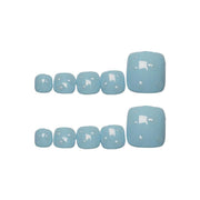 SOEZI Gouttelettes Toezi Faux Ongles Réutilisables - Kit de pose