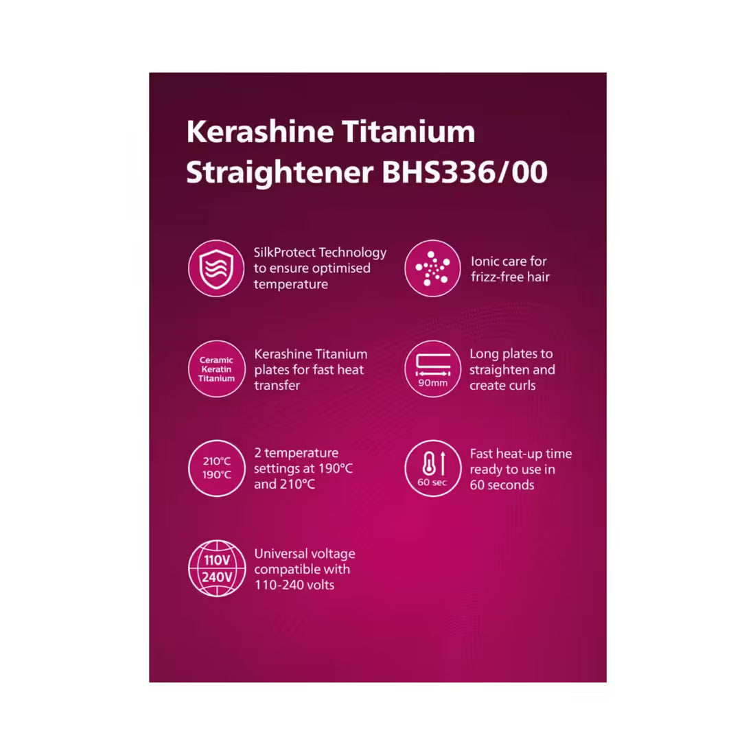 Lisseur Philips Kerashine - BHS336/00