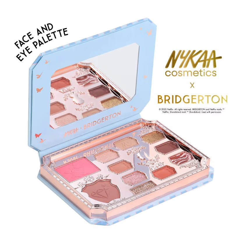 Palette Multi-Textures Visage et Yeux Nykaa Cosmetics X Bridgerton