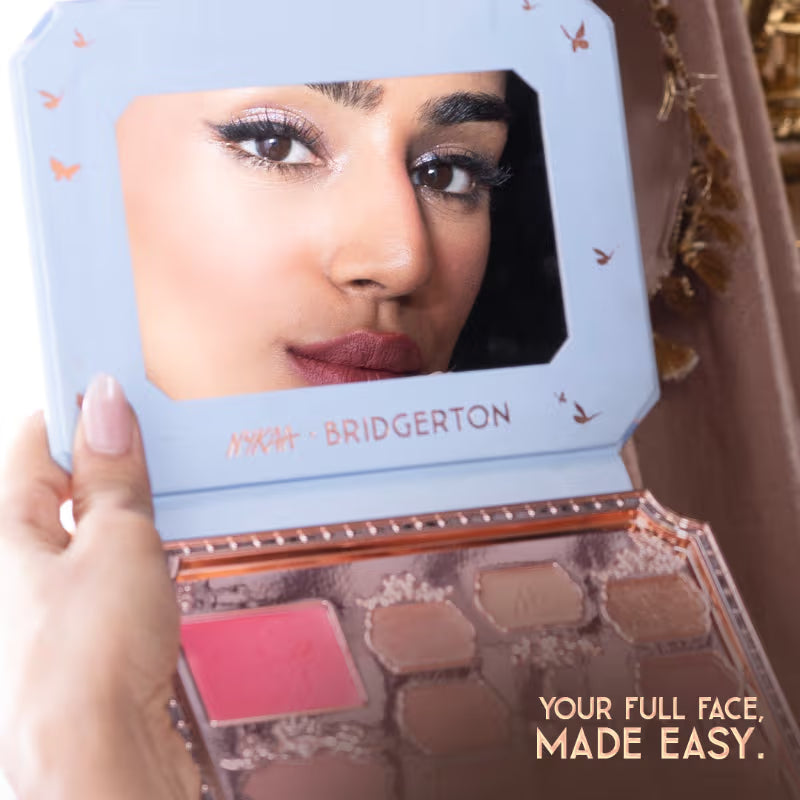 Palette Multi-Textures Visage et Yeux Nykaa Cosmetics X Bridgerton