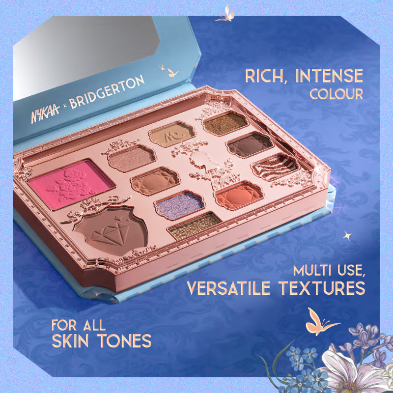 Palette Multi-Textures Visage et Yeux Nykaa Cosmetics X Bridgerton