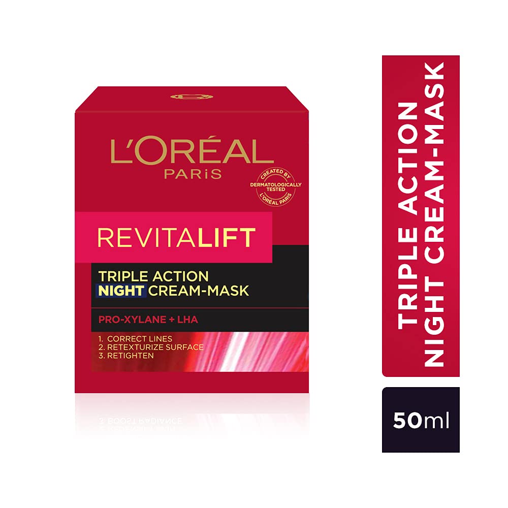 L'Oreal Paris Revitalift Triple Action Night Cream Mask - 50 ml