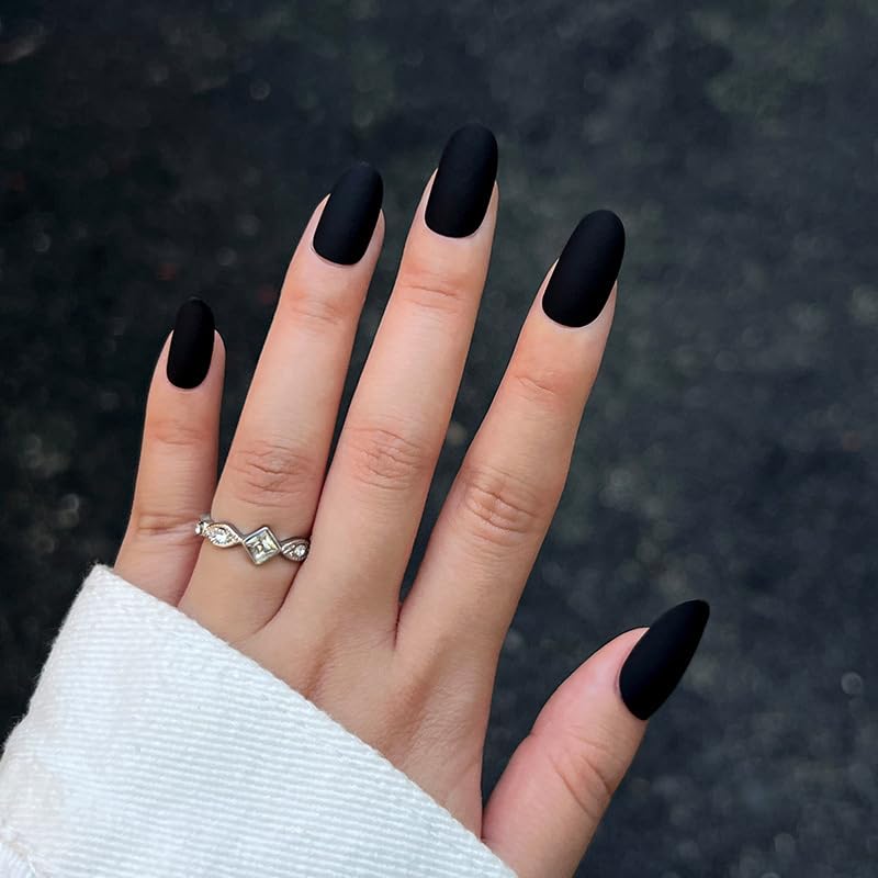 Gush Beauty Nailed It Faux Ongles Réutilisables à Coller – Amande Moyenne - 24 pièces