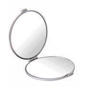 Miroir de voyage GUBB Miroir de sac à cosmétiques compact – Grossissement 5X (argent)