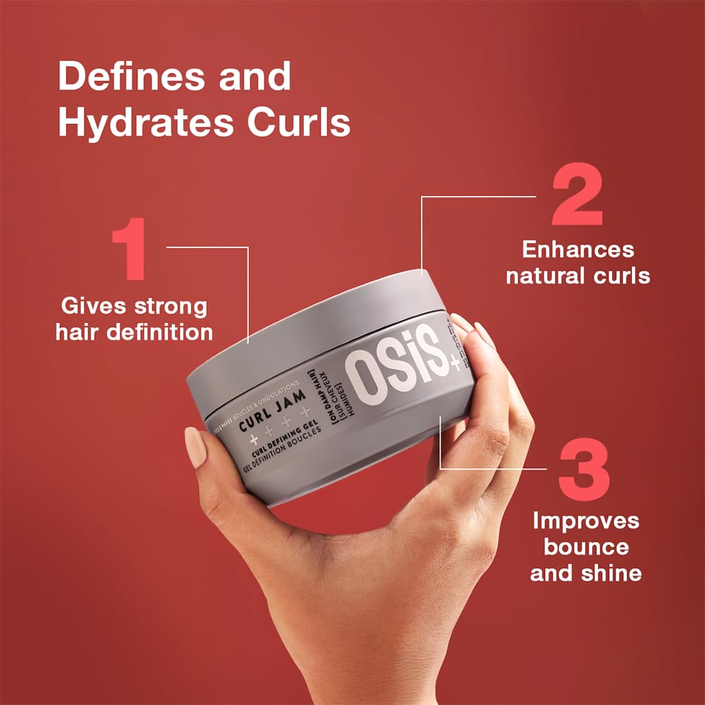 Schwarzkopf Professional OSiS+ Curl Jam – Gel Définisseur Hydratant pour Boucles - 300ml