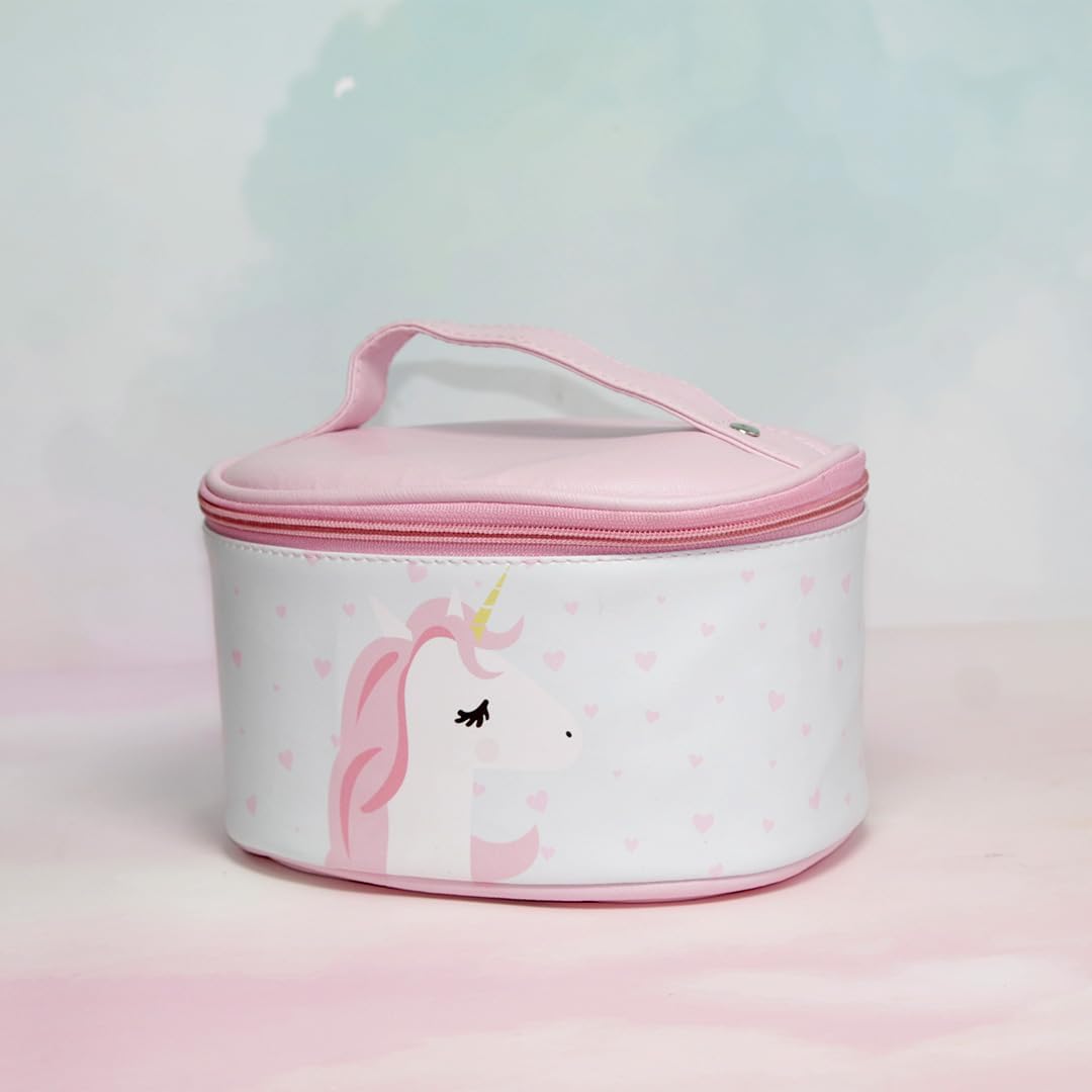 Whimsy Trousse de voyage beauté Licorne sûre et bio pour adolescents, 13 pièces - 500 g
