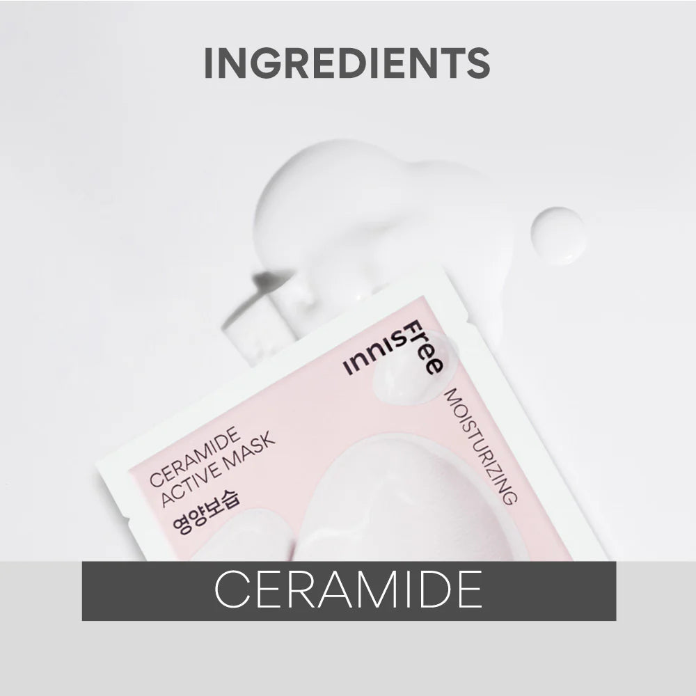 Masque Ceramide Actif Innisfree – Renforce la barrière cutanée et hydrate - 25 ml