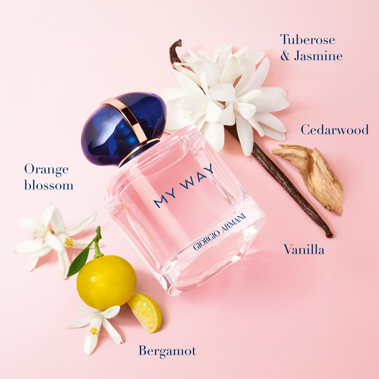 GIORGIO ARMANI MY WAY Parfum rechargeable – Floral Boisé, 50 ml