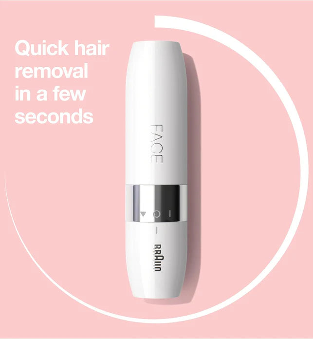 Braun Face Mini Épilateur FS1000 – Épilateur facial électrique portable pour femmes
