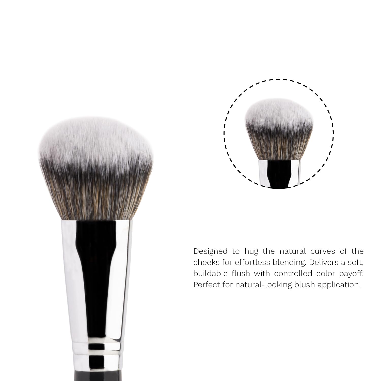 Pinceau fard à joues PAC 214 – Pinceau de maquillage à poils synthétiques