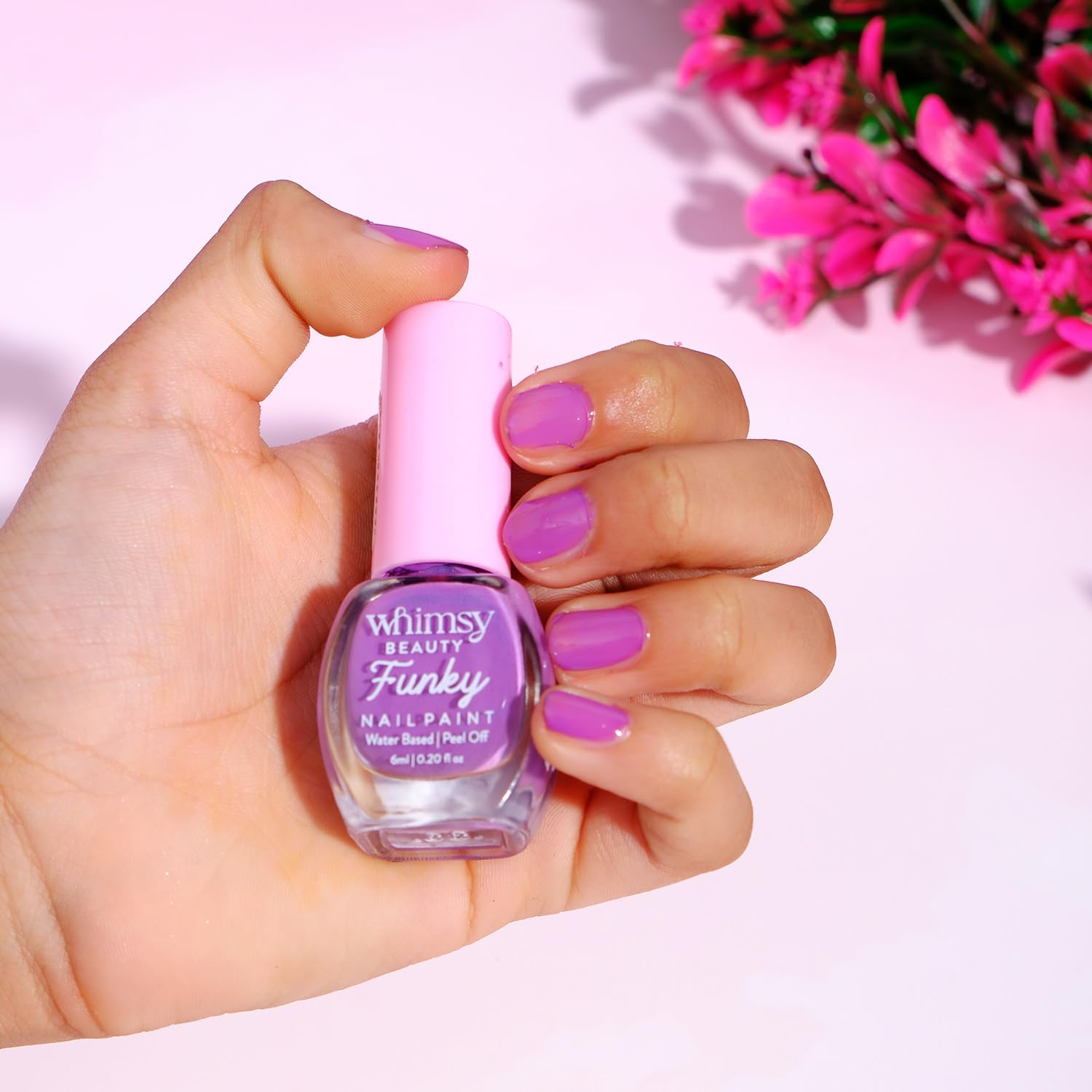Vernis à ongles Peel Off Whimsy Beauty à base d'eau avec formule non toxique pour enfants et filles - 6 ml