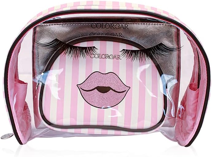 Colorbar Trousse Lèvres & Cils 3 Pièces – Blanc & Rose Poudré