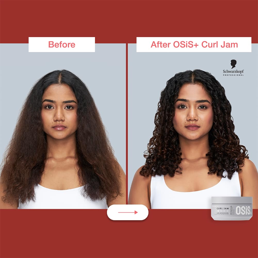 Schwarzkopf Professional OSiS+ Curl Jam – Gel Définisseur Hydratant pour Boucles - 300ml