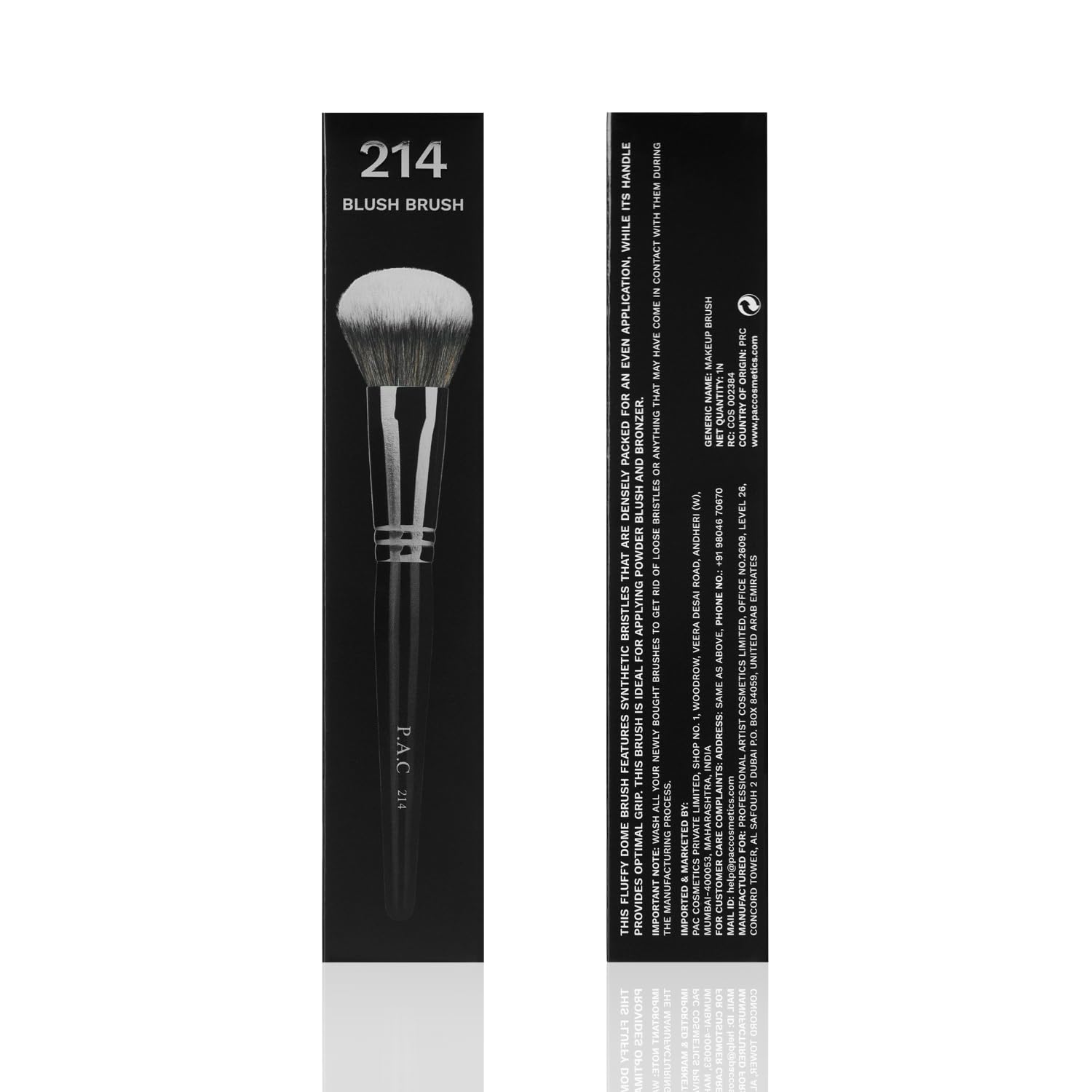 Pinceau fard à joues PAC 214 – Pinceau de maquillage à poils synthétiques