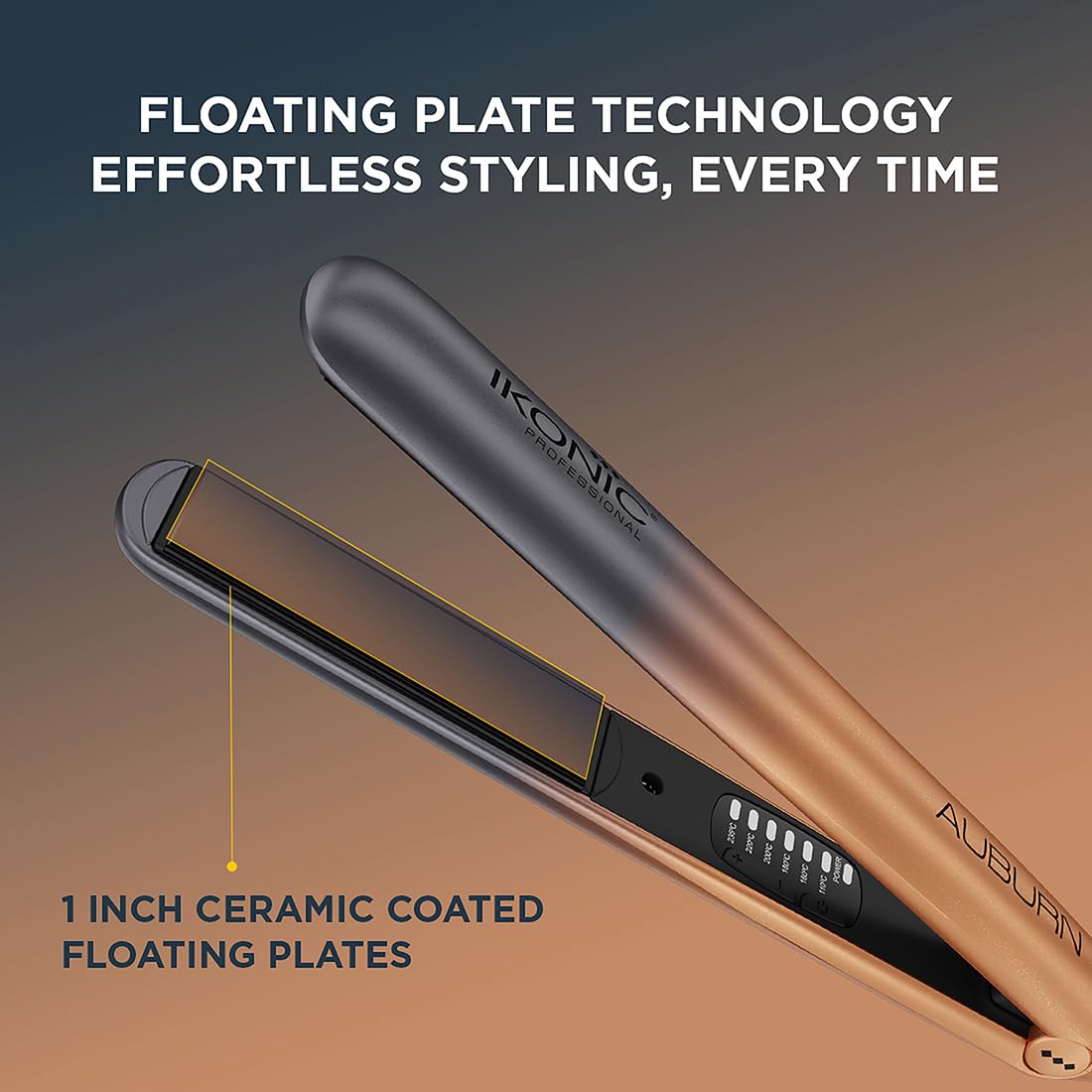 Ikonic Professional S3+ Auburn Hair Straightener