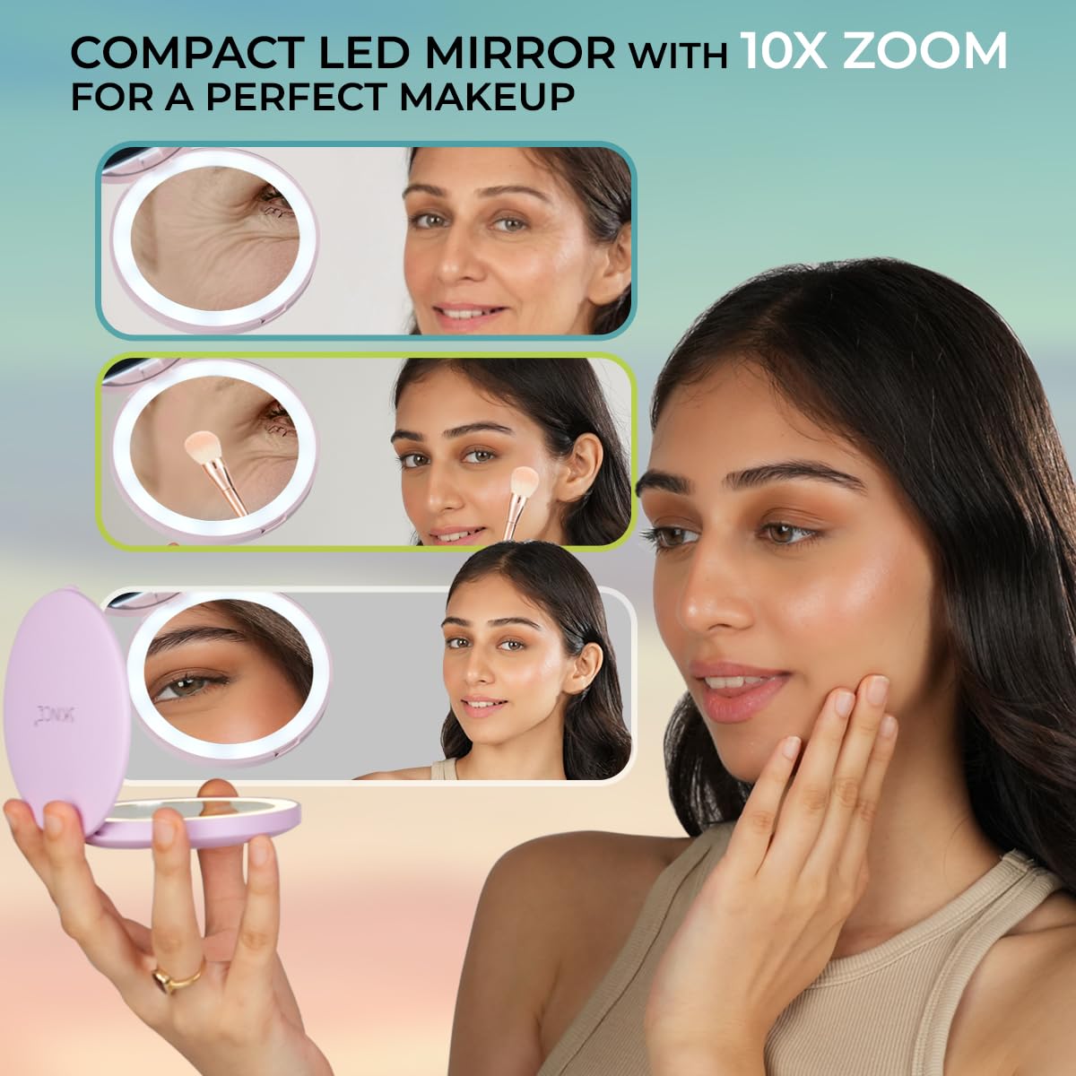 Miroir LED Compact SKINCE