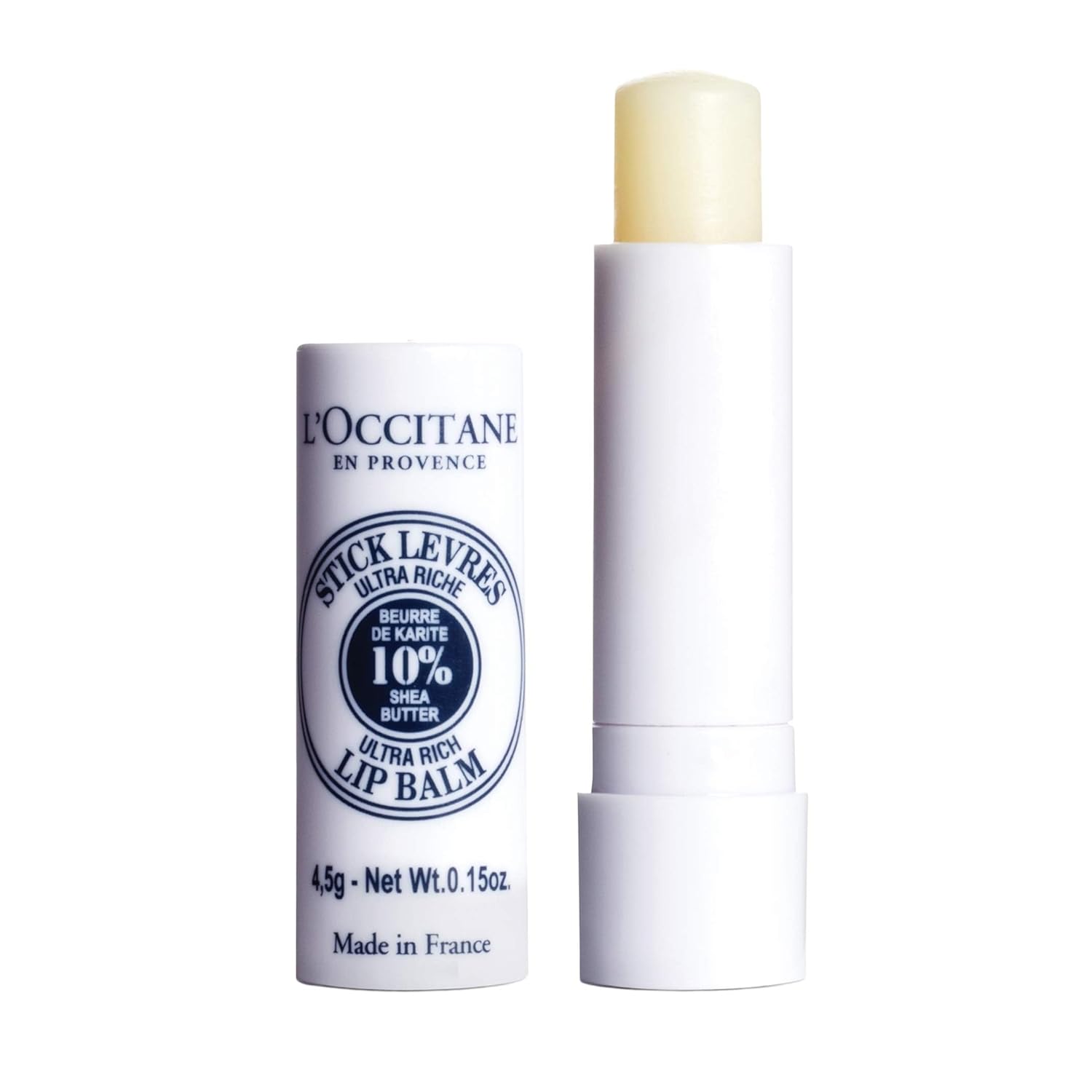 L'Occitane Baume Lèvres Ultra Riche au Beurre de Karité Bio 10% - 4,5g