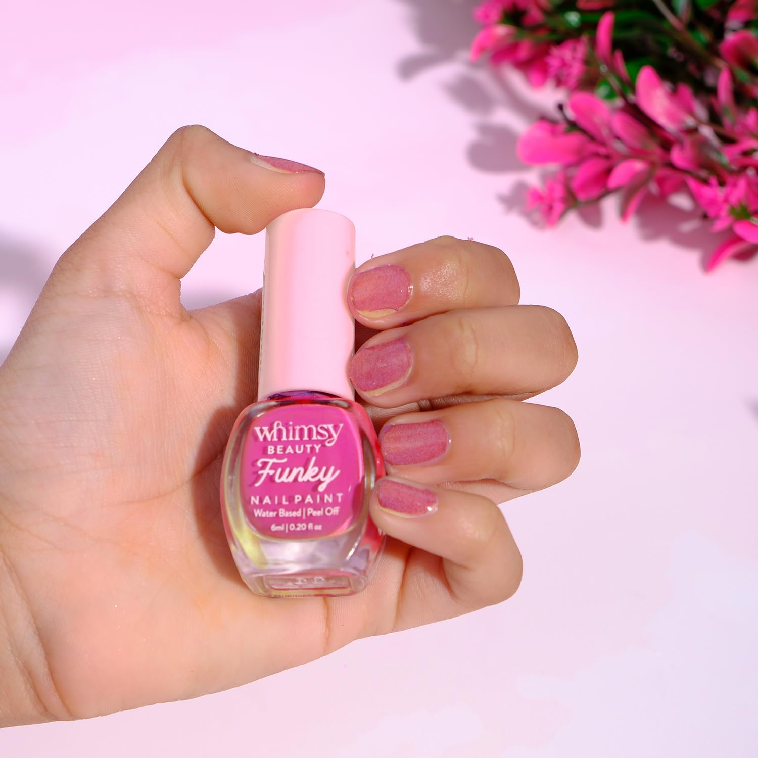 Vernis à ongles Peel Off Whimsy Beauty à base d'eau avec formule non toxique pour enfants et filles - 6 ml