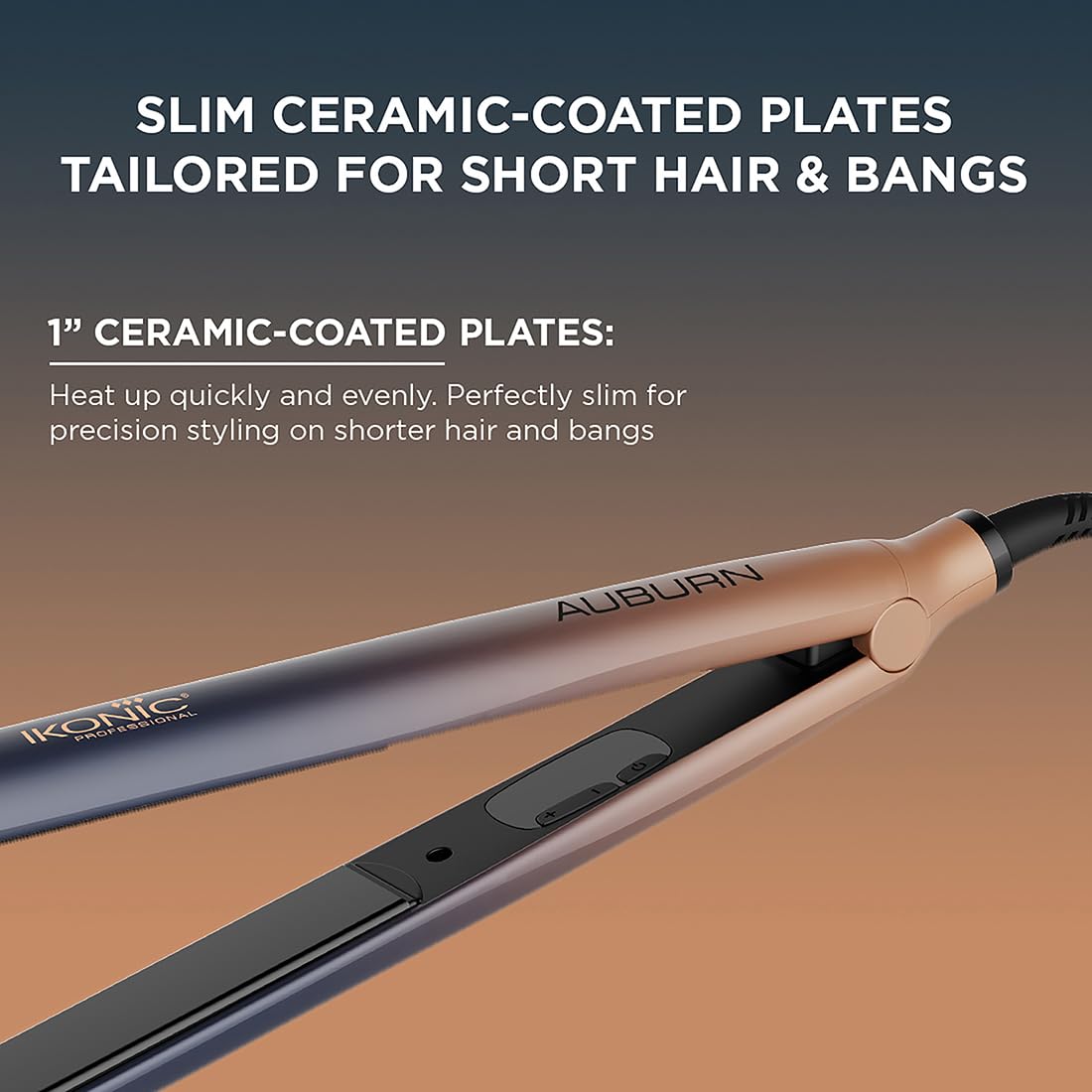 Ikonic Professional S3+ Auburn Hair Straightener
