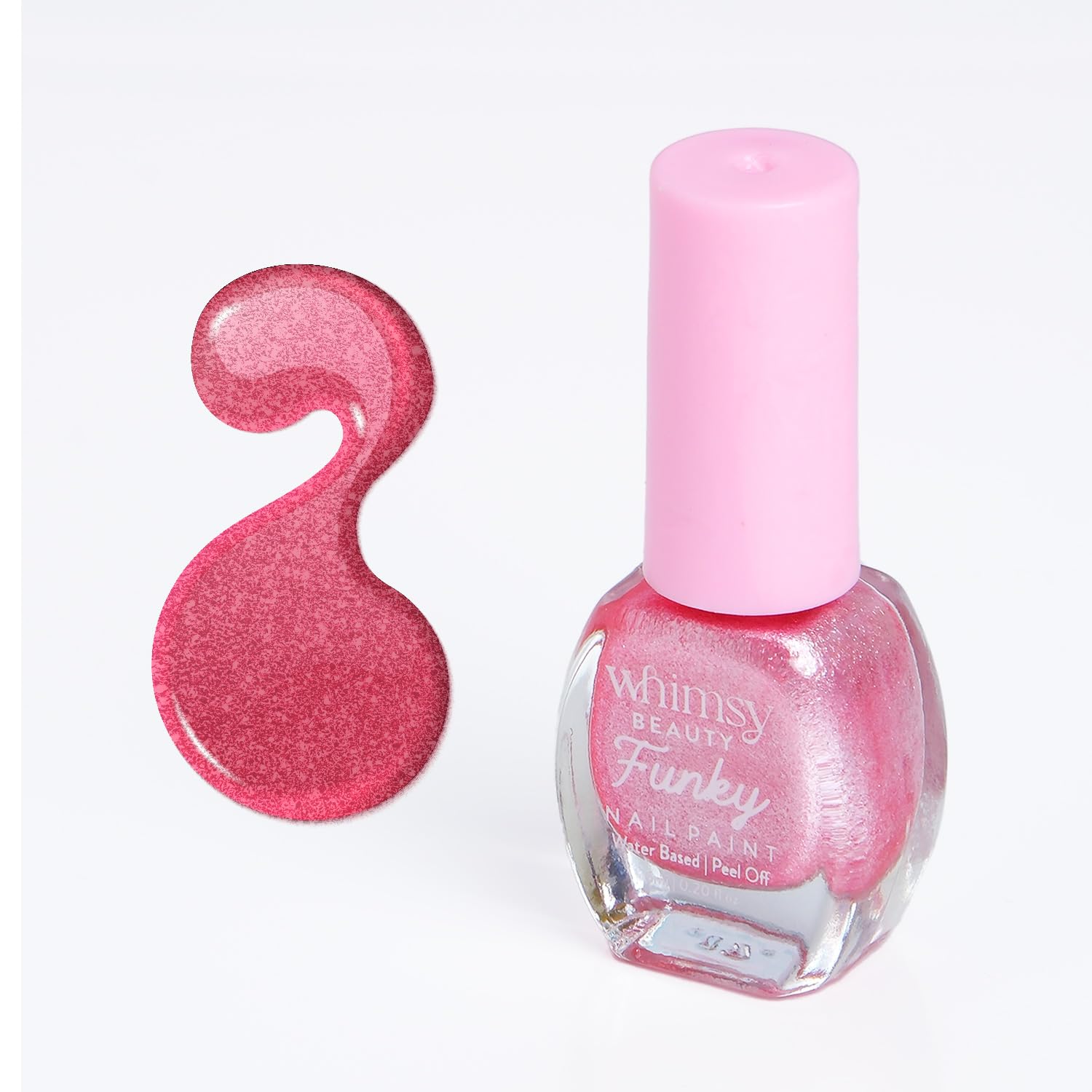 Vernis à ongles Peel Off Whimsy Beauty à base d'eau avec formule non toxique pour enfants et filles - 6 ml
