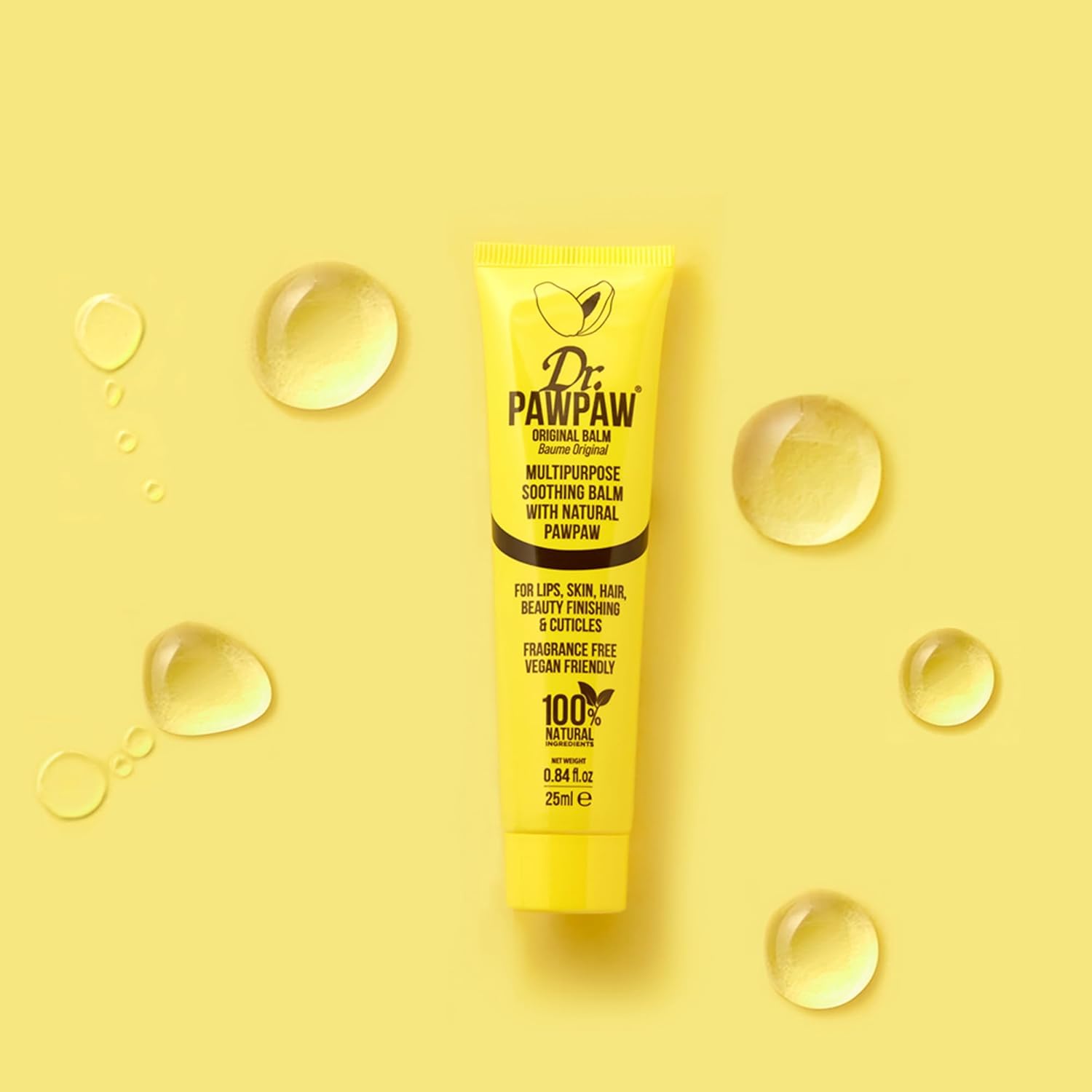Baume à Lèvres Transparent Original Dr. PawPaw – 25 ml