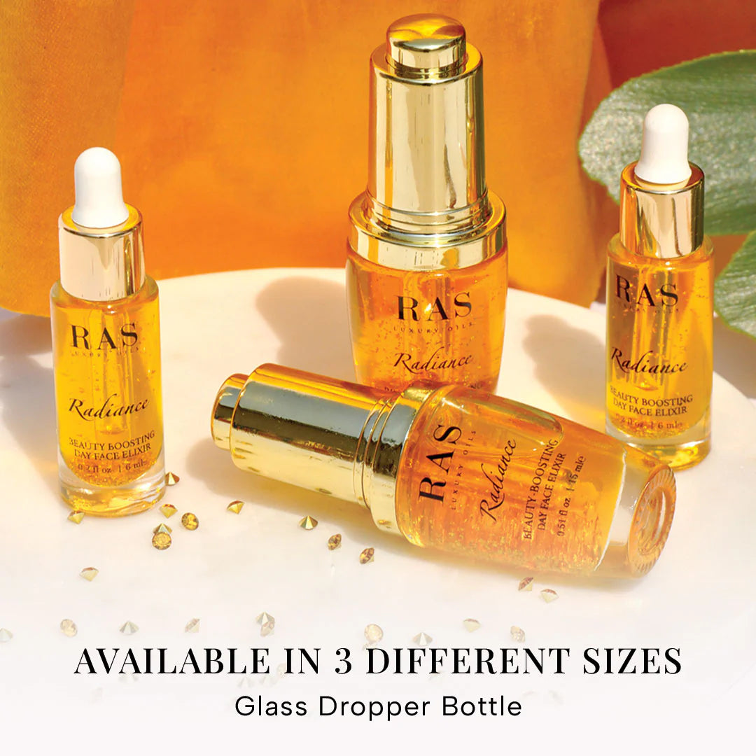RAS Luxury Oils 24K Gold Radiance Beauty Boosting Face Elixir - 15ml
