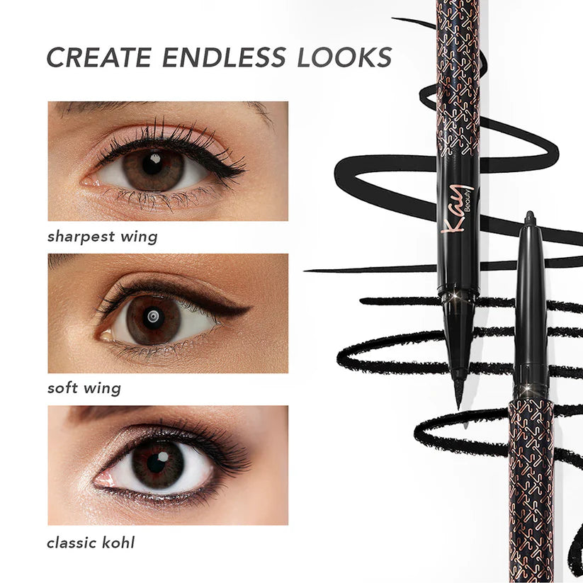 Kay Beauty Kajal Eyeliner Duo Noir Intense 24H