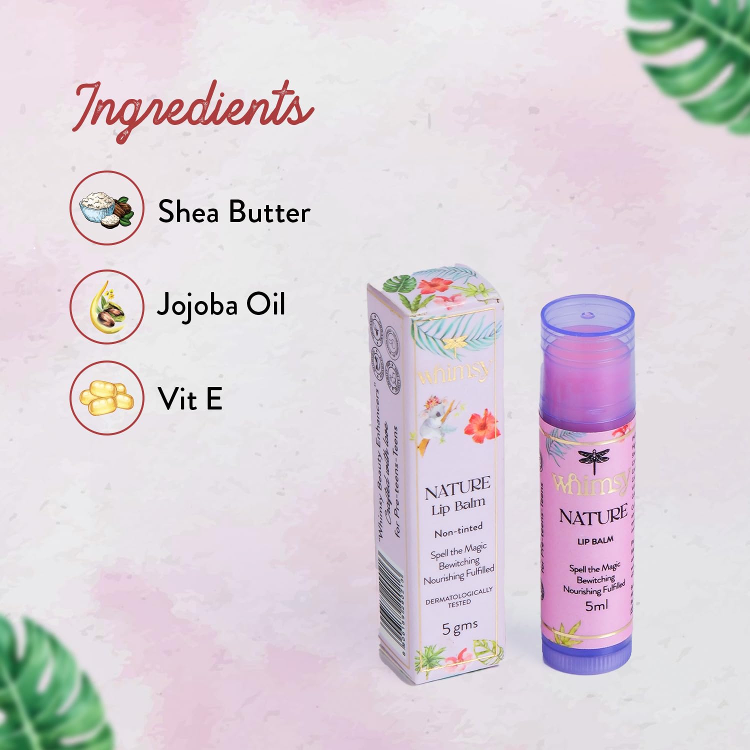 Whimsy Beauty Tinted Lip Balm for Kids - 5g