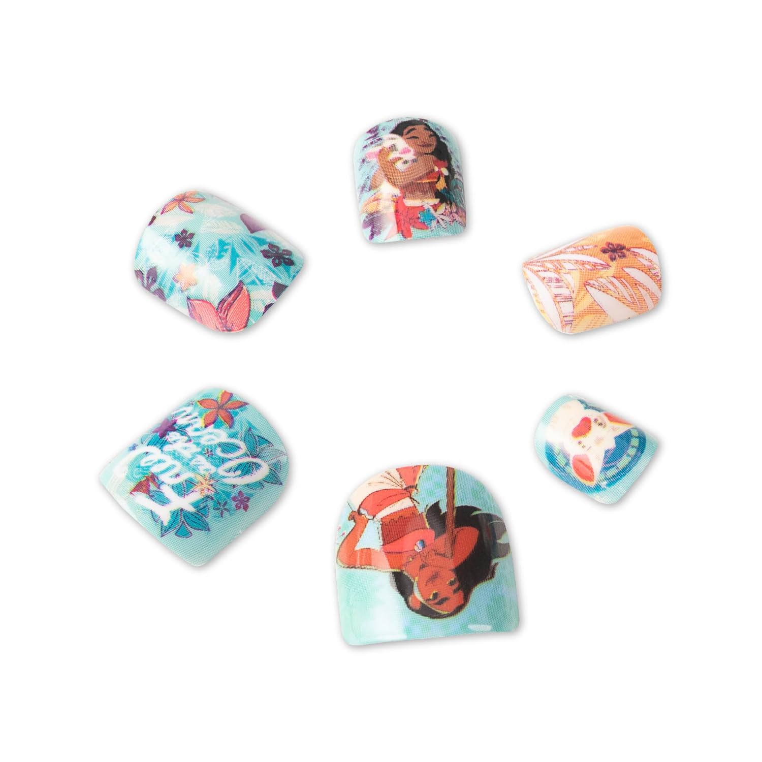 Renee Cosmetics Disney Moana Reusable Stick-On Nails for Pre-Teens