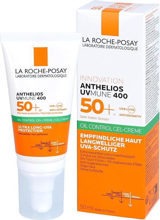 La Roche-Posay Anthelios UVMune 400 Oil Control Gel Cream SPF50+ - 50ml