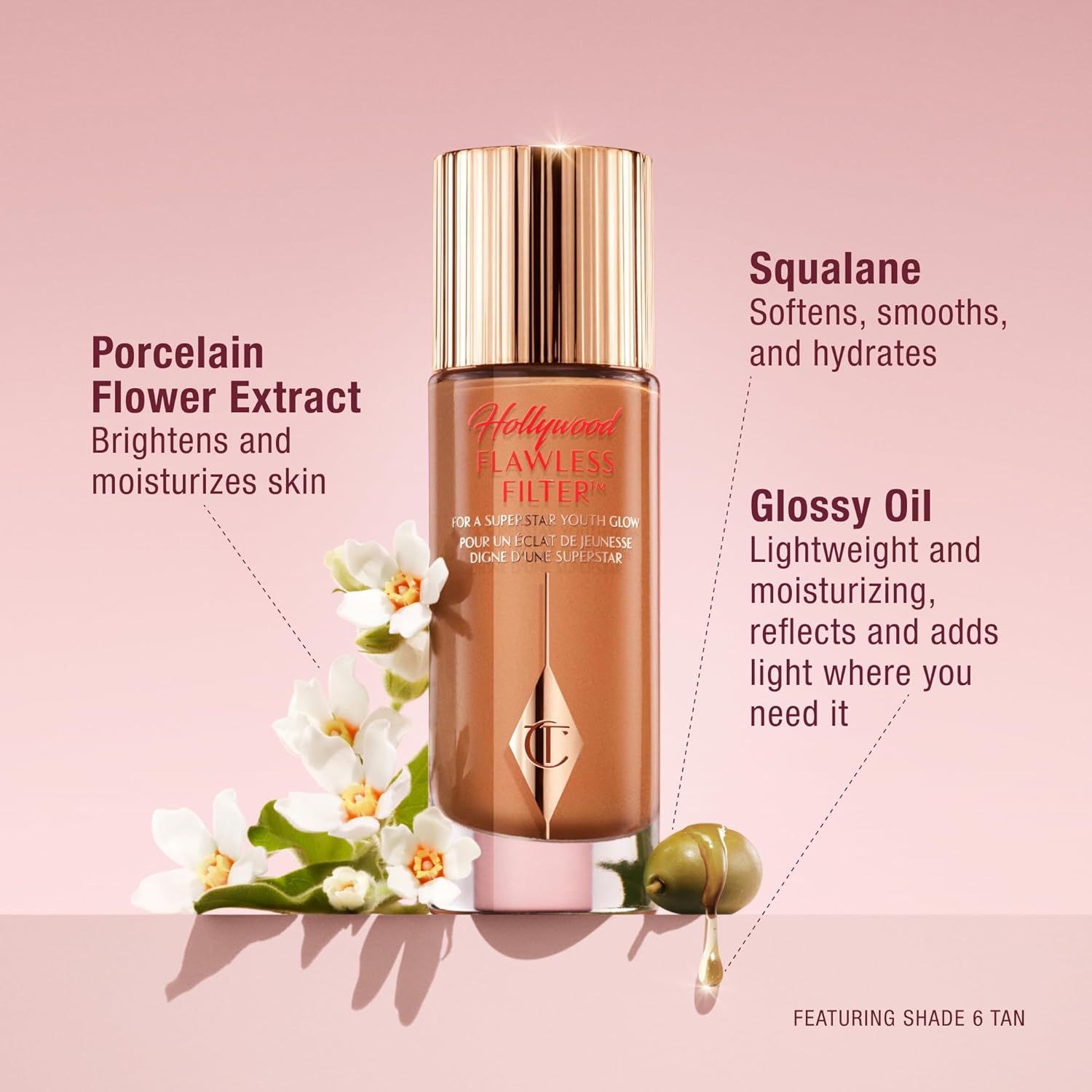 Charlotte Tilbury Hollywood Flawless Filter – Booster d'éclat et Enlumineur