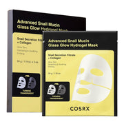 Masque Visage Hydrogel Brillance Verre à la Mucine d'Escargot Avancée Cosrx
