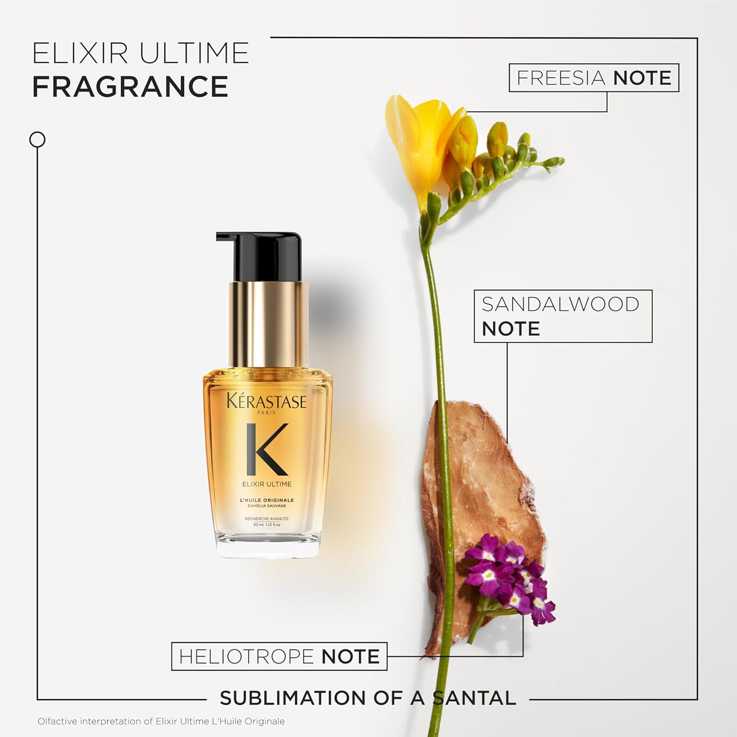 Kérastase Elixir Ultime Huile-en-sérum capillaire pour tous types de cheveux - 30ml