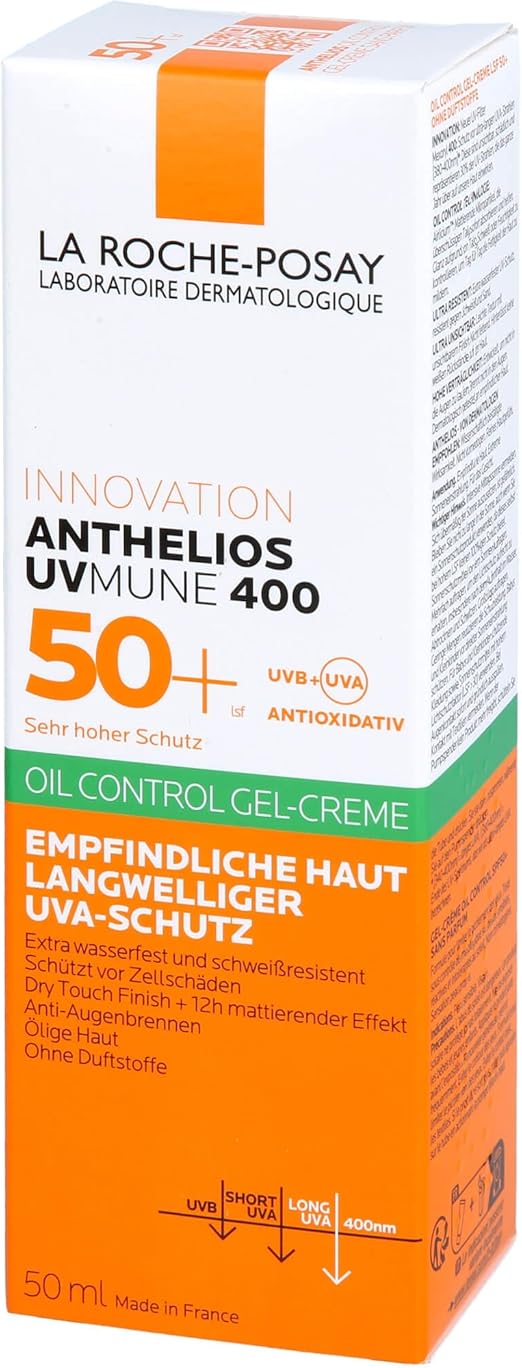 La Roche-Posay Anthelios UVMune 400 Oil Control Gel Cream SPF50+ - 50ml