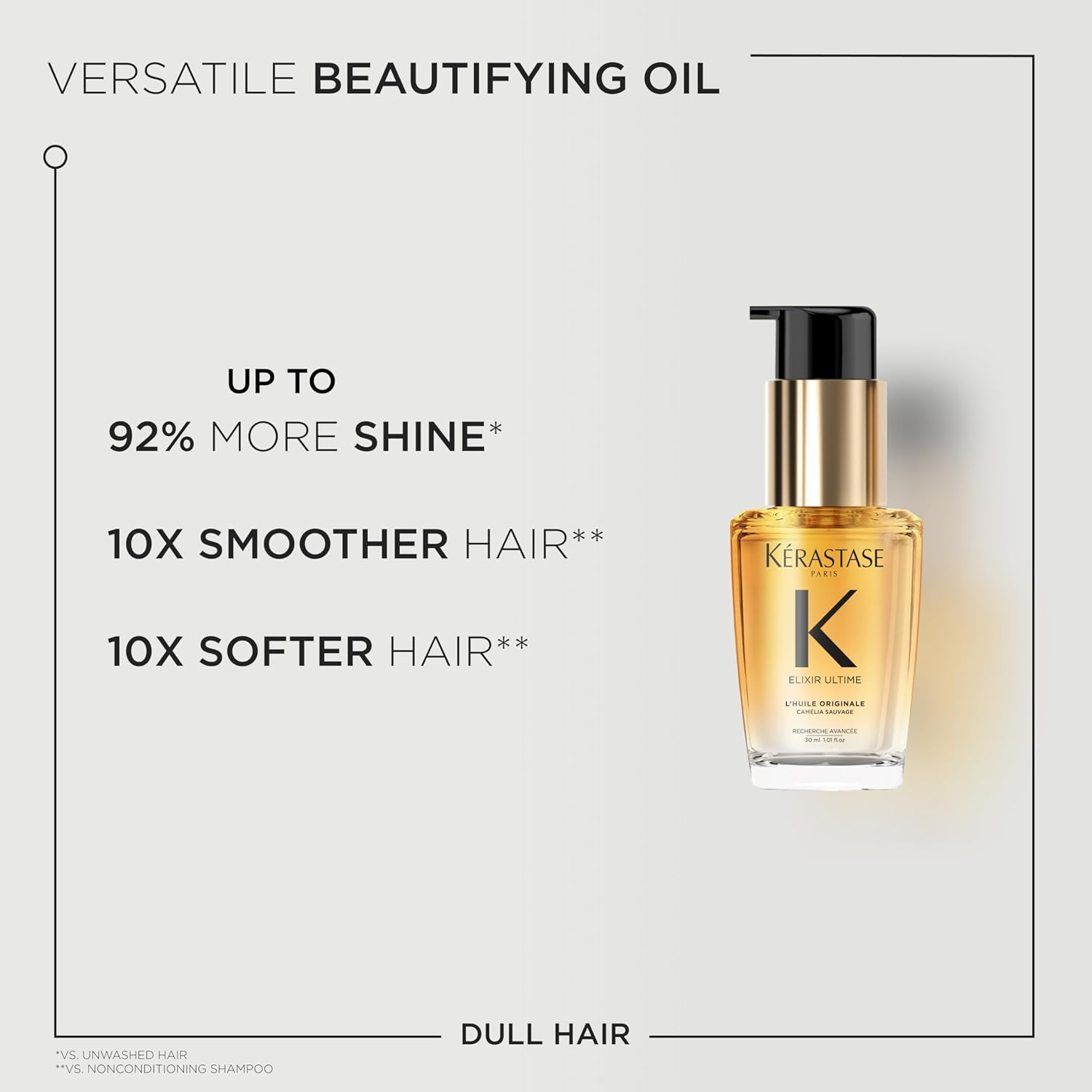 Kérastase Elixir Ultime Huile-en-sérum capillaire pour tous types de cheveux - 30ml