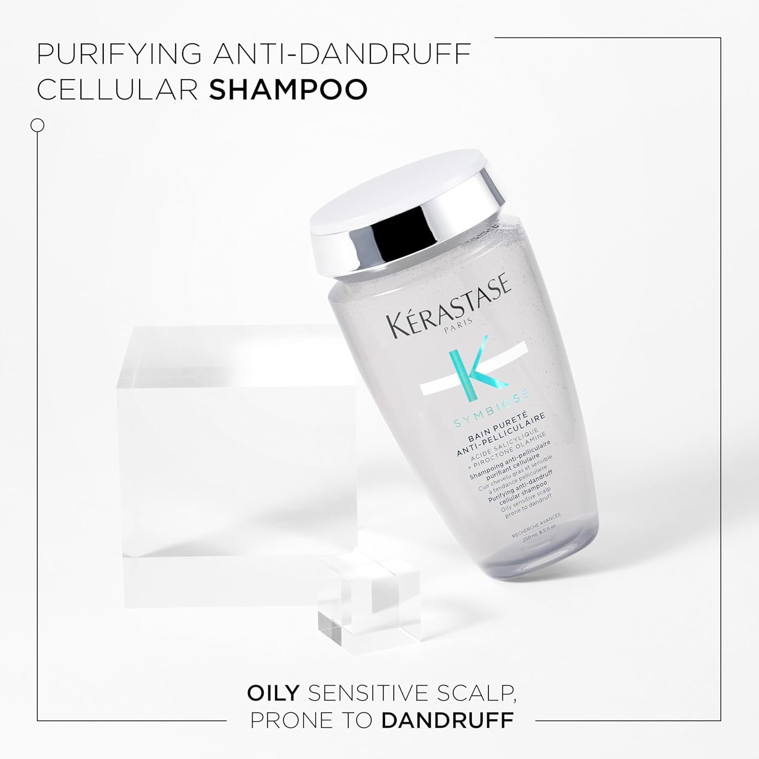 Kérastase Symbiose Bain Crème Anti-Pelliculaire Apaisant pour Cuir Chevelu Sensible et Gras - 250ml