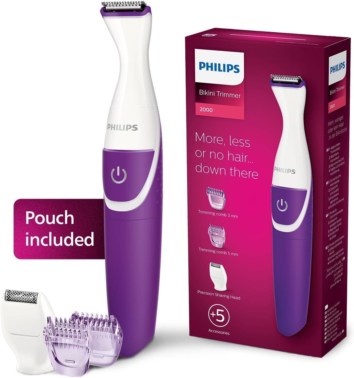 Tondeuse Philips BikiniGenie BRT383/15