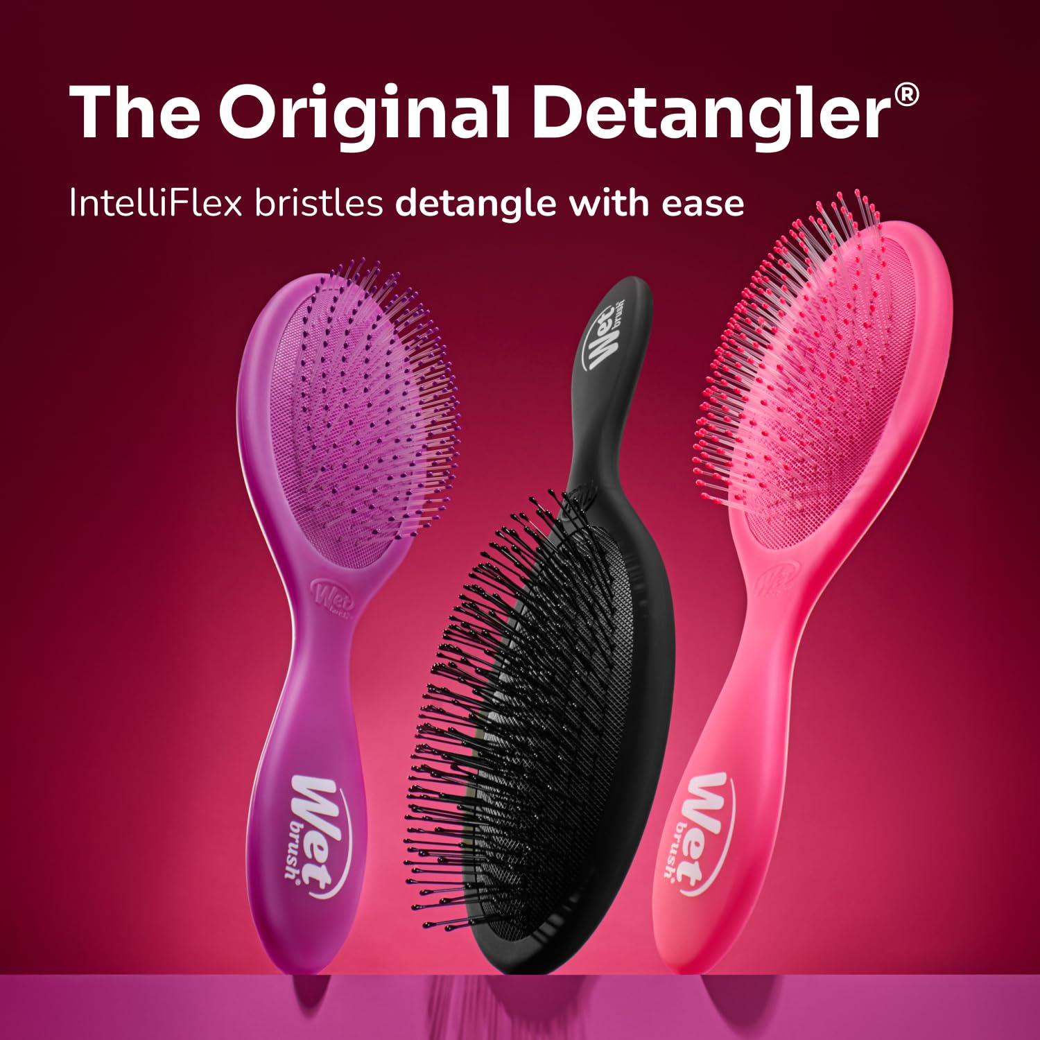Wet Brush Original Detangler - Noir givré
